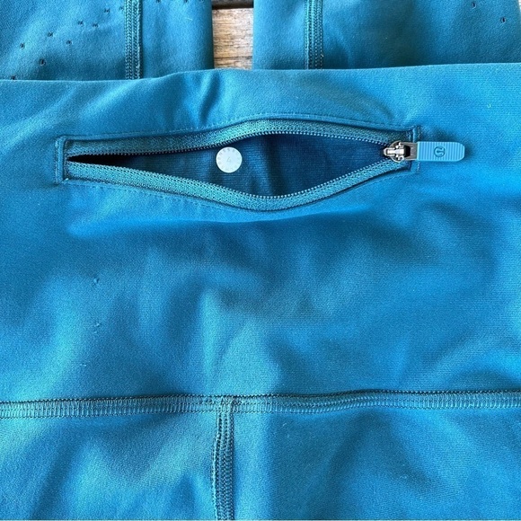 Lululemon Zoned In Tight *27” Green Jasper Size 4 Reflective Running Legging GUC - Picture 8 of 15